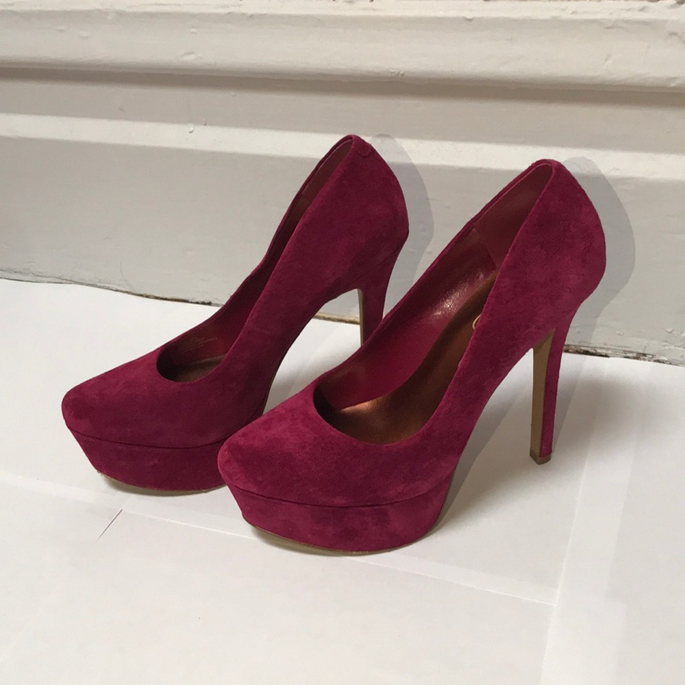 Jessica Simpson Dark Magenta Pumps